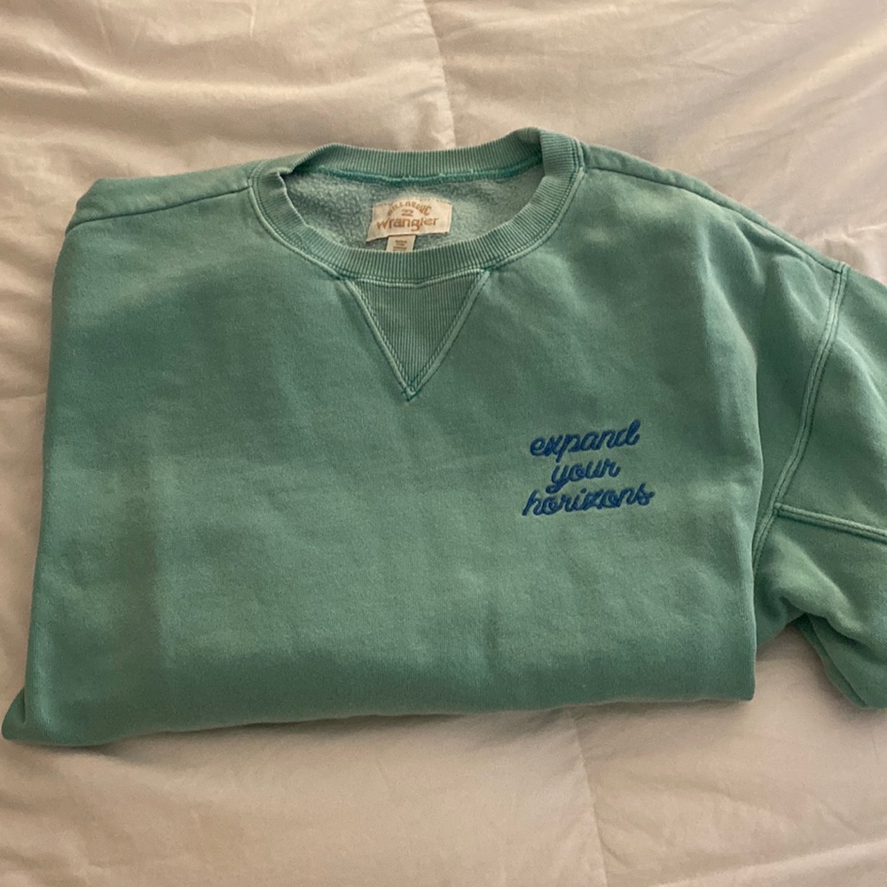 Billabong sea green crewneck sweatshirt